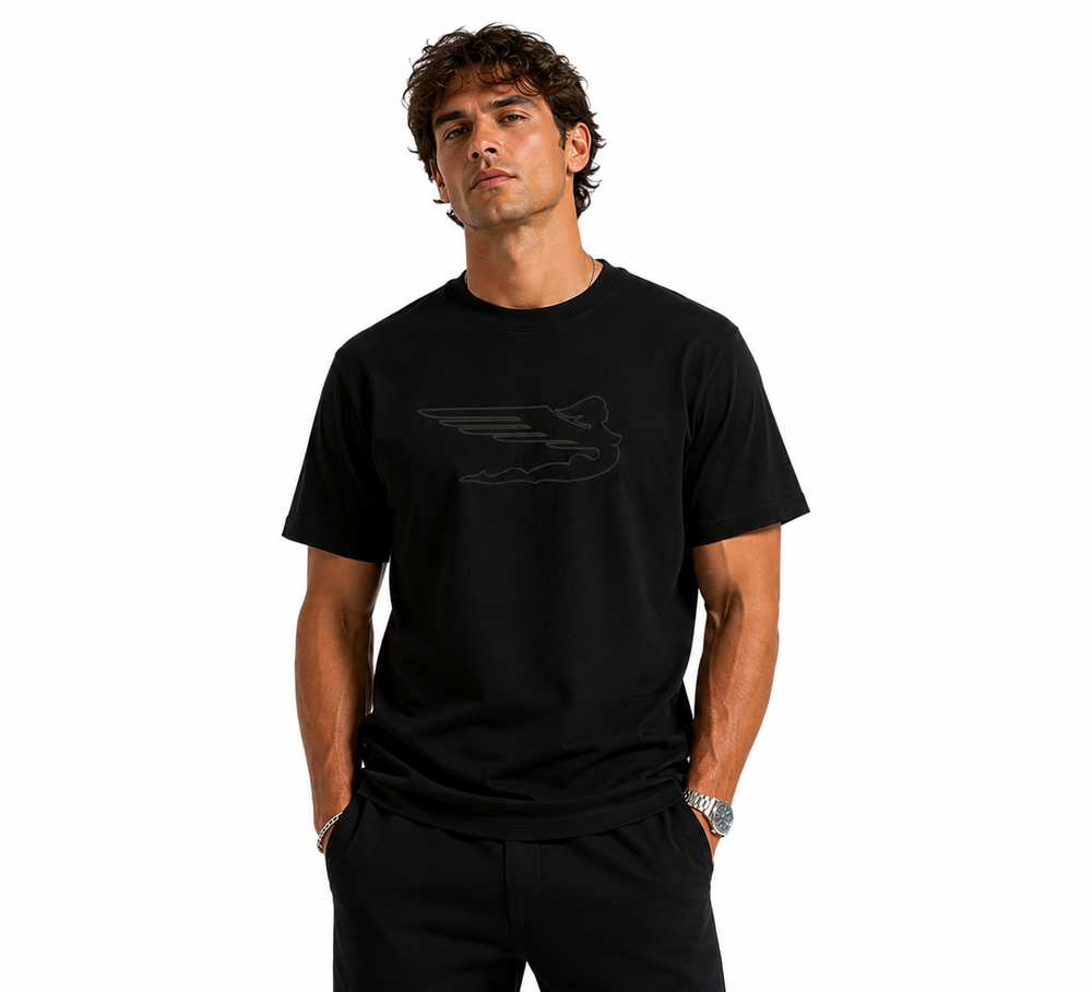 Drivers Club Tee - Black Tonal