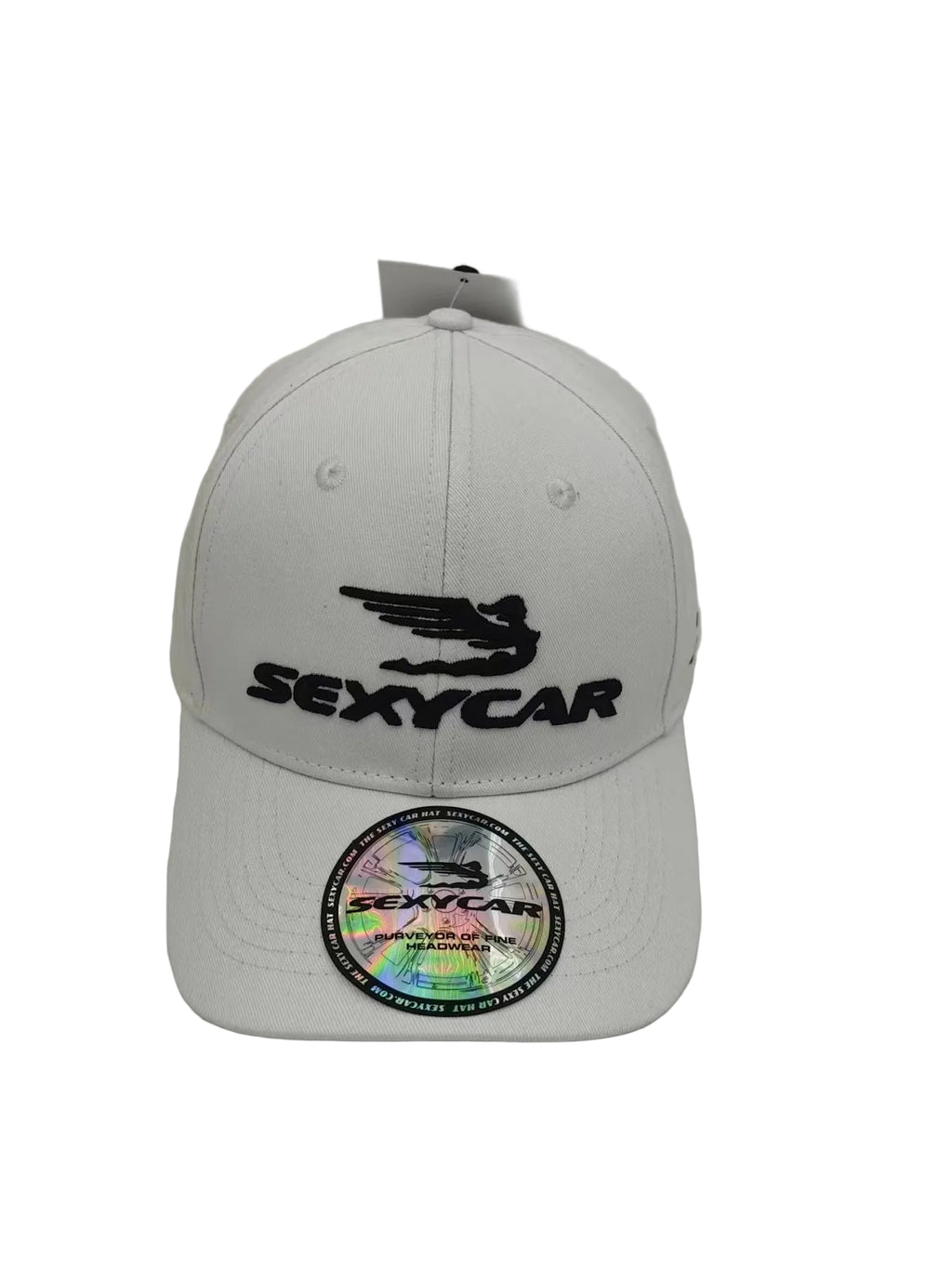 SexyCore Cap White/ Black - Front View