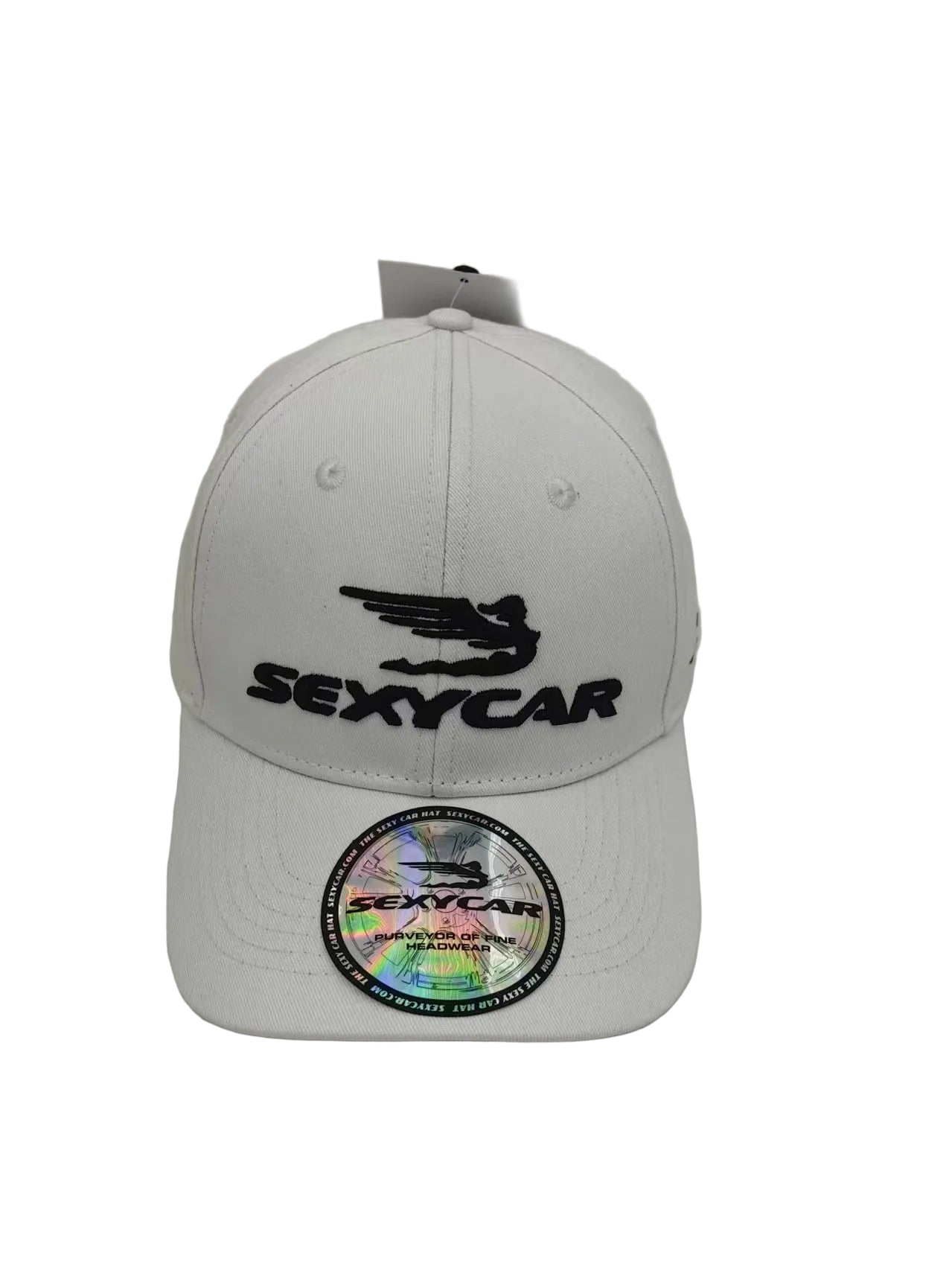 SexyCore Cap White/ Black - Front View
