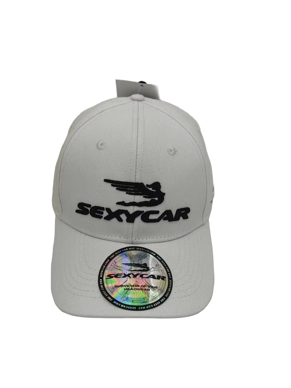 SexyCore Cap White/ Black - Front View